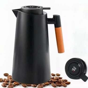 Imagem de Garrafa Térmica Café 1000ml | Garrafa Térmica inteligente 1L | Mostrador de temperatura