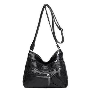 Imagem de Bolsa Feminina Pequena Social Elegante Moderna Vintage Mulher 2025 (Preto)