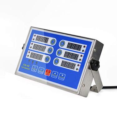 Imagem de NJTFHU Temporizador De Cozinha Comercial Com 6 Canais, Lembrete Cozimento Em Restaurante, Alarme Alto, Aço Inoxidável Para Confeitaria Caseira (Azul)