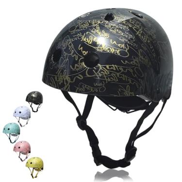 Imagem de Gingili Life Capacete De Bicicleta Infantil 3-5-8 Anos, Meninos E Meninas, Ajustável Para Esportes Múltiplos, Ciclismo, Skate, Patins, Equilíbrio, Scooter (Preto)