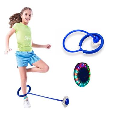 Imagem de Aihan Bola De Pular Esportiva Para Tornozelo, Piscante Meninos E Meninas, Brinquedo Fitness - Presentes Dia Das Crianças, Presente Natal, 5 Cores (Azul)