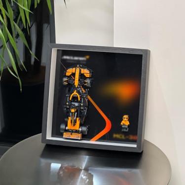 Imagem de iLuane Painel De Exposição Para Carros Corrida Brinquedo Mclaren F1 Team Mcl38, Campeões Velocidade - Conjunto Construção 77251, Colecionáveis Adultos, Suporte Parede, Decoração Casa Ou Escritório (