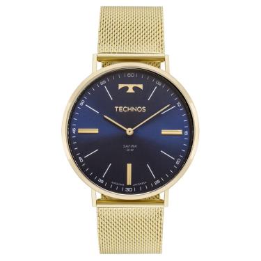 Imagem de Relógio Technos Unissex Slim Dourado - 2025ltks-4a 2025ltks-4a
