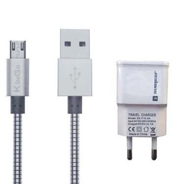 Imagem de Carregador para Asus Zenfone 4 Selfie Cabo USB V8 e Fonte - Kaidi