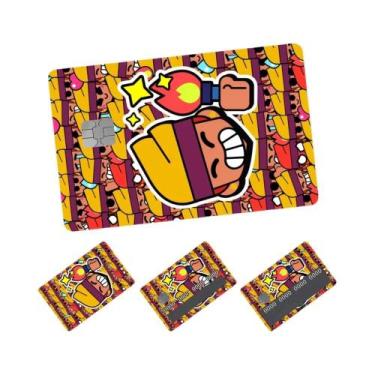 Imagem de Novos Adesivos De Cartão De Crédito Brawl Stars De Desenho Animado 4pc