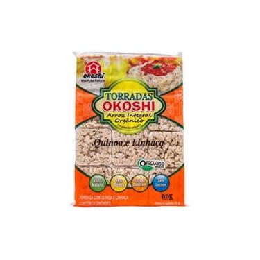 Imagem de Torrada Orgânica de Arroz Integral com Quinoa e Linhaça, Sem Glúten
