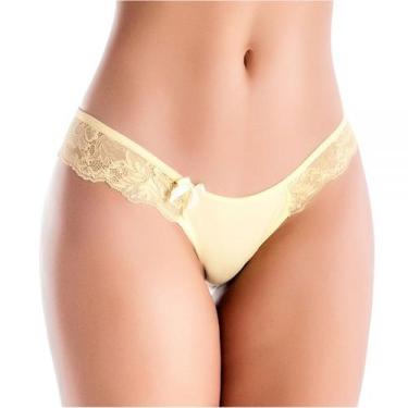 Imagem de Fio Renda Lateral Amarelo em Algodão Egípcio - Ahavá Store, GG, Amarel