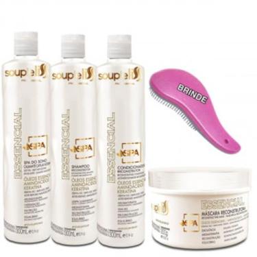 Imagem de Kit Home Care Essencial Soupleliss 4x300 - souple liss