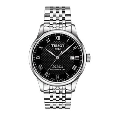 Imagem de Tissot Relógio masculino Le Locle de aço inoxidável cinza T0064071105300