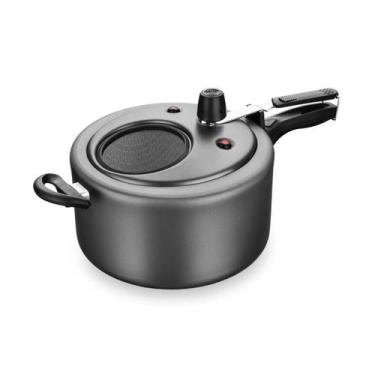 Imagem de Panela De Pressão Superior Com Visor 6,0 Litros Grafite 6031 Mta