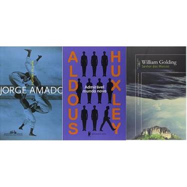 Imagem de KIT 3 LIVROS Capitães da areia + Admirável mundo novo + Senhor das mos