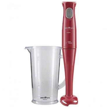 Imagem de Mixer Britania 350w Luxx Red Com Copo Dosador 220V