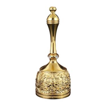 Imagem de predolo Sino de manivela para almoço, decoração residencial, presente de aniversário colecionável, som potente em restaurante e pedidos, Tipo D