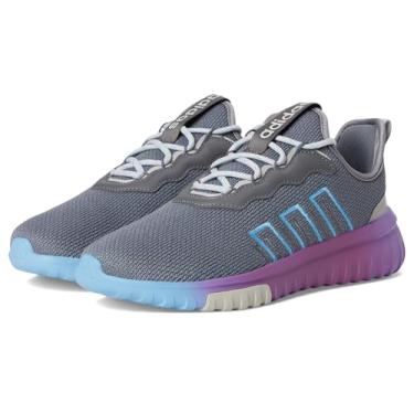 Imagem de adidas Tênis infantil unissex Kaptir Flow 2.0, Cinza/Semi Azul Burst/Roxo Burst, 12.5 Little Kid