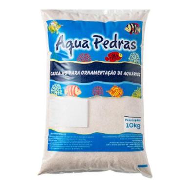 Imagem de Aqua Pedras Cascalho Rio 00 Areia Duna 10Kg Para Aquários