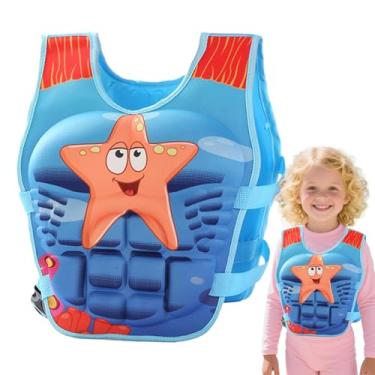Imagem de Colete de Natação para Crianças | Colete Flutuante Infantil para Segurança Aquática,Colete de Caiaque para Meninos e Meninas 2 a 10 Anos, Acessório para Treino de Natação