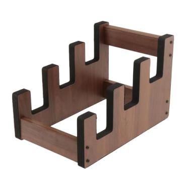 Imagem de Generic Suporte de guitarra Suporte de guitarra de chão de madeira para guitarras múltiplas, para baixo acústico