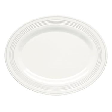 Imagem de Lenox Tin Can Alley Travessa oval de 40,6 cm, branca -