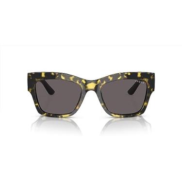 Imagem de Óculos de Sol Vogue Eyewear 0VO5524S 309187 Tam 54 / Amarelo Tartaruga - Lentes Preto