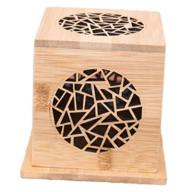 Imagem de Kuntesetty Caixa de Incenso com Ornamento Esculpida à Mão, Decoração Vazada, Suporte de Incenso para Sala de Chá de Hotel, Mesa, Peça Central de Quarto, Style B, Tamanho real