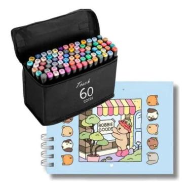 Imagem de Kit Livro Bobbie Goods Capa Dura mais 60 Canetas Ponta Dupla - Livro c