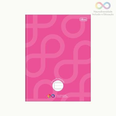 Imagem de Caderno Autismo Pauta Ampliada Brochura De Linguagem 80 Fls - Tilibra