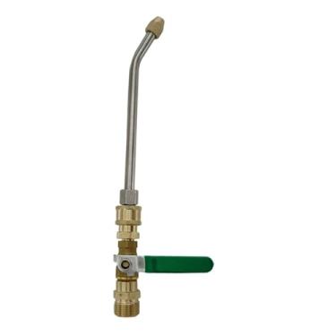 Imagem de Ｂｅｓｇａ Acessórios para haste de lavadora de alta pressão Conexão rápida Fácil de instalar Adaptador de mangueira para pátio Casa Jardim Quintal Lavagem de, 27 Cm 30 Graus M22