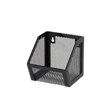 Imagem de WeiLaiKeQi Cesta de parede suspensa, cesto de armazenamento, porta-alhos, organizador de cozinha moderno, porta-temperos para sala de jantar, despensa, casa de, Grade Preta 1