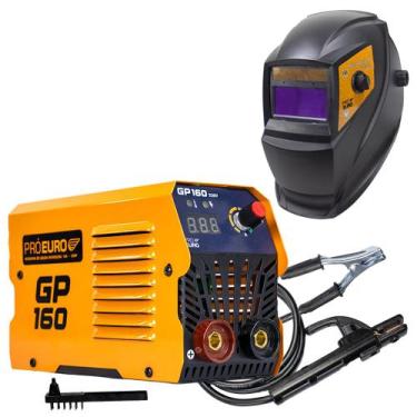 Imagem de Máquina de Solda Inversora GP 160a 220v + Máscara Automática com regul