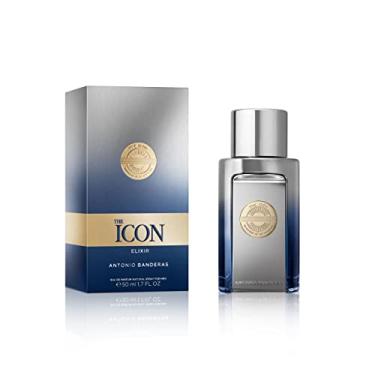 Imagem de Antonio Banderas The Icon Elixir Eau De Perfume For Men - Long Lasting - Fresh, Elegant, And Sexy Scent - Spicy, Marine, And Woody Notes - Ideal For Special Events - 1.7 Fl Oz