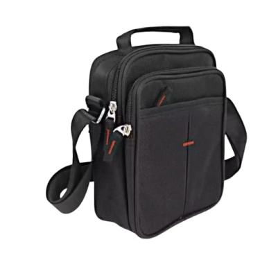 Imagem de Bolsa Bag Shoulder Transversal De Ombro Unissex Grande (Preta)