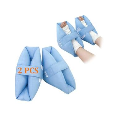 Imagem de Almofadas de calcanhar protetoras de calcanhar para pés e pés para lesões (1 par) Protetor de tornozelo Alívio da pressão de dores de feridas e úlceras