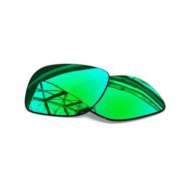 Imagem de SmartVLT Lentes de reposição masculinas verde-esmeralda para óculos de sol Oakley Fuel Cell OO9096