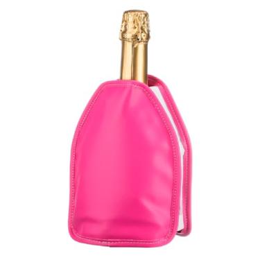 Imagem de Cooler Térmico Bolsa Térmica com Gel para Vinho Espumante Brasil do Vinho (Rosa Pink)