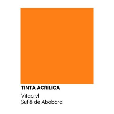 Imagem de Tinta Fosca Premium Laranjas - Vitacryl, Suflê de Abóbora, 3,6 lts
