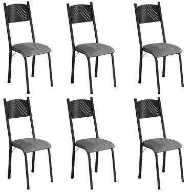 Imagem de Conjunto Com 6 Cadeiras Liz Artefamol