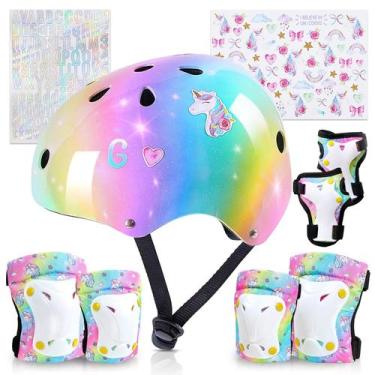 Imagem de Conjunto de equipamentos de proteção Unicorn Catcher Kids Helmet 3-8 a