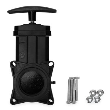 Imagem de Camco Válvula de lixo 39503 de 3,8 cm com alça de plástico - substitua facilmente válvulas gastas ou danificadas, inclui juntas e ferragens de instalação