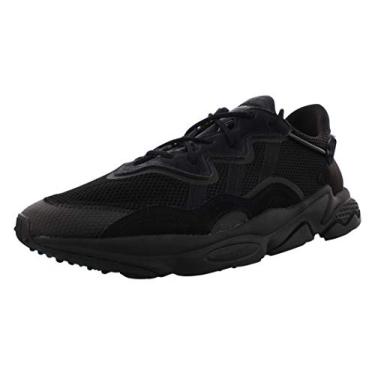 Imagem de adidas Originals Tênis masculino Ozweego, Núcleo preto/preto/cinza cinco, 13