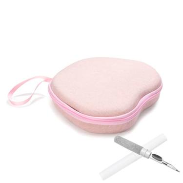 Imagem de Bonsava Capa para fone de ouvido Sony WH-1000XM4 cor pura Bluetooth sem fio bolsa de armazenamento EVA com caneta de limpeza
