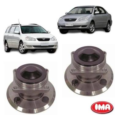 Imagem de Par Cubo Da Roda Traseira Com Rolamento - Corolla 2002 A 2008 / Fielde