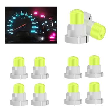 Imagem de YongMing T3 Lâmpadas de LED azul gelo para painel de instrumentos, luzes indicadoras de controle climático, lâmpadas de aglomerado de calibre interno, 12 V, pacote com 10