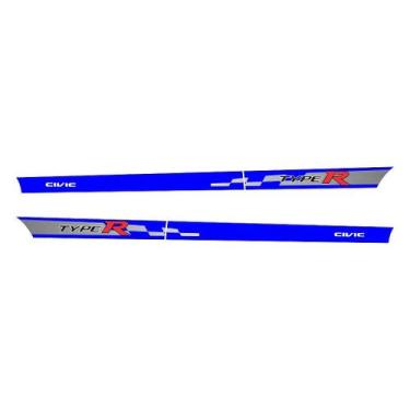 Imagem de Adesivo Faixa Lateral Honda Civic - Cromo Sign