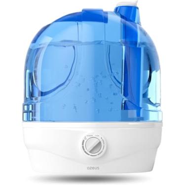 Imagem de AZEUS Umidificadores, umidificador ultrassônico de névoa fria de 2,8 L para quarto grande, escritório, umidificadores silenciosos com filtros microporosos, dura até 50 horas, desligamento automático