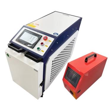 Imagem de Máquina de soldagem a laser MCWlaser 1000W com resfriamento a água Soldador a laser portátil 4 em 1 220V Limpador de soldas para limpeza e corte a laser
