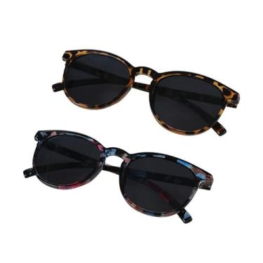 Imagem de VisionGlobal 2 pares de óculos de sol polarizados/de leitura com lentes de proteção UV400 para mulheres, óculos de sol modernos para dirigir, Tartaruga marrom + rosa frio, M