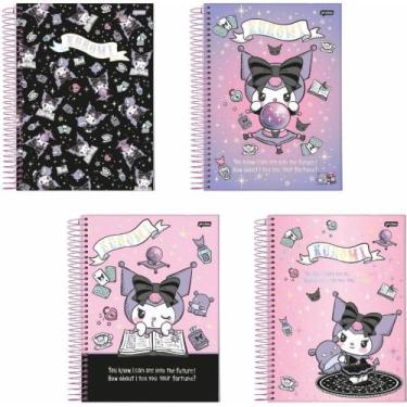 Imagem de Caderno 10X1 Capa Dura Kuromi 160 FLS PCT.C/04 - Jandaia