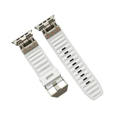 Imagem de Pulseira De Silicone Macia Para Apple Watch Ultra 2 49mm 45mm 44mm 42m