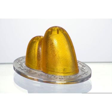 Imagem de Saleiro e Pimenteiro Bondinho Pão de Açúcar Amarelo - IKKO