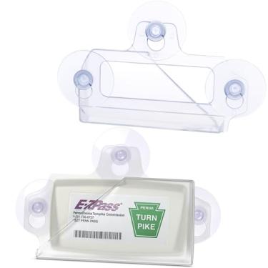 Imagem de Suporte de passagem Neust EZ. Suporte super forte com ventosas para prender firmemente no para-brisas do seu carro, transparente